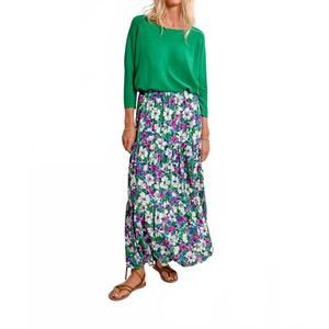 NEW MOLLY BRACKEN woven skirt in green isae